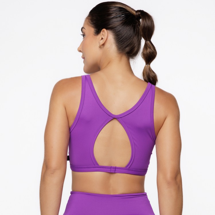 Top Fitness com Cavas Nadador Roxo