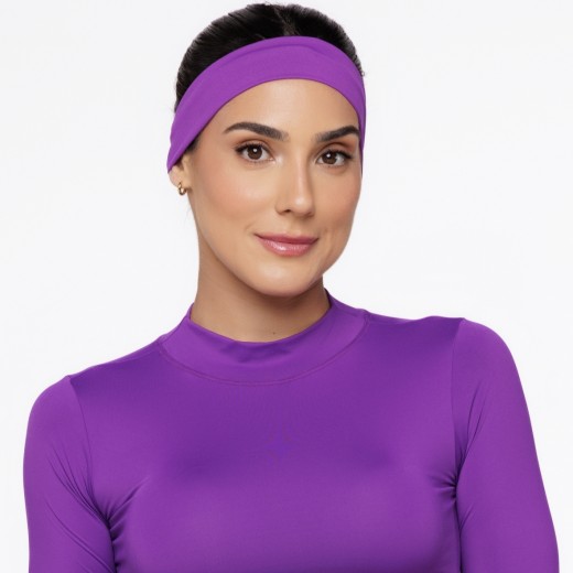 Faixa de Cabelo Roxo