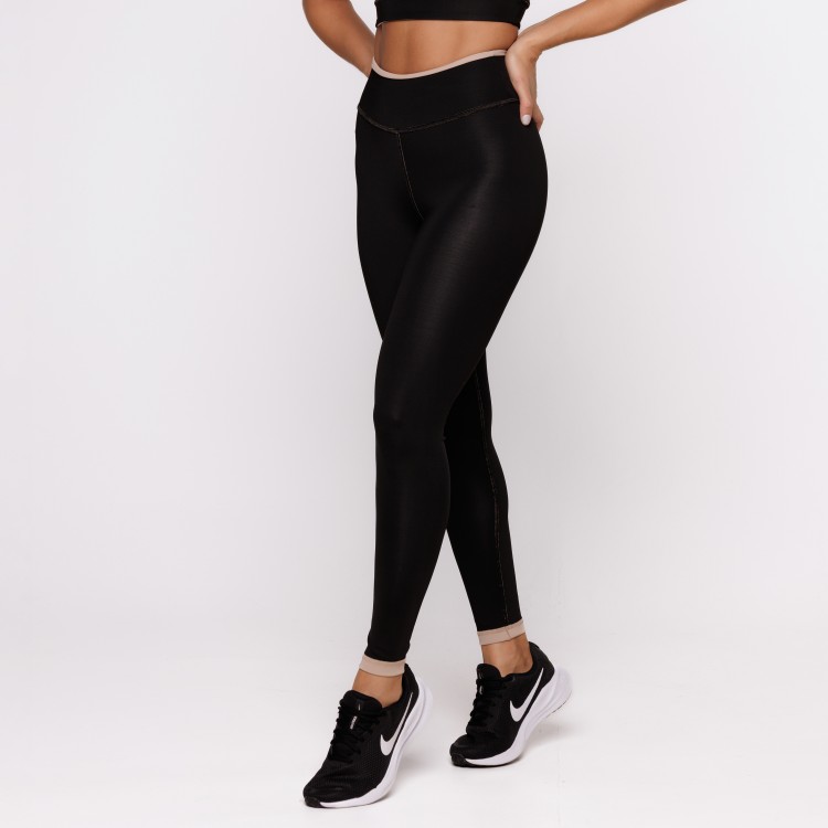 Legging Fitness Reversível Canela Tenha Dois Looks em Uma Só Peça