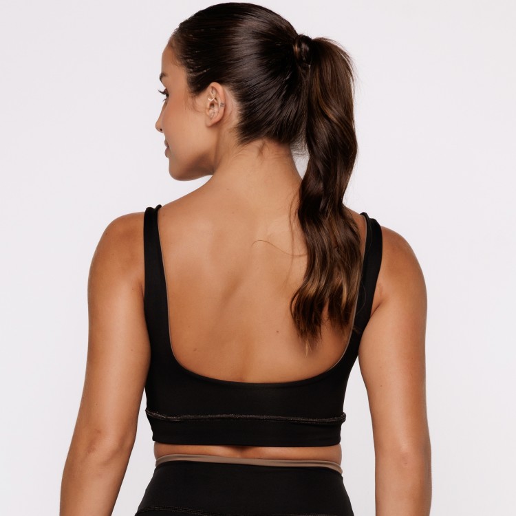 Top Fitness Reversível Castor Tenha Dois Looks em Uma Só Peça