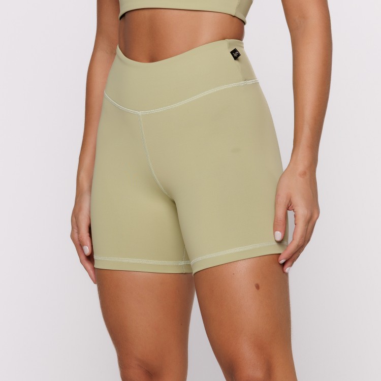 Short Fitness Reversível Pistache Tenha Dois Looks em Uma Só Peça