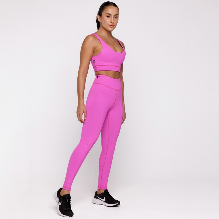 Legging Fitness Reversível Pitaia Tenha Dois Looks em Uma Só Peça