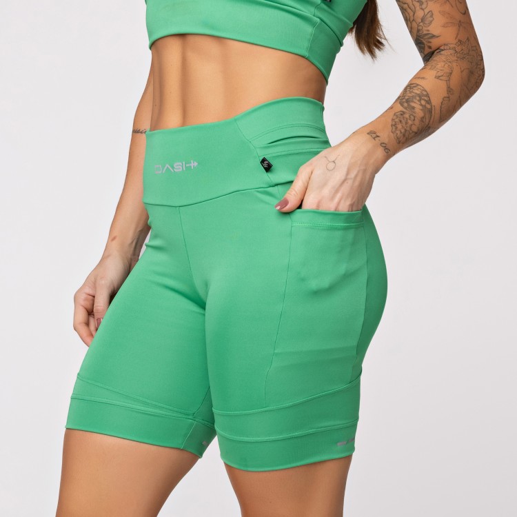 Bermuda Baixa Pace Com 6 bolsos Funcionais Verde Bandeira