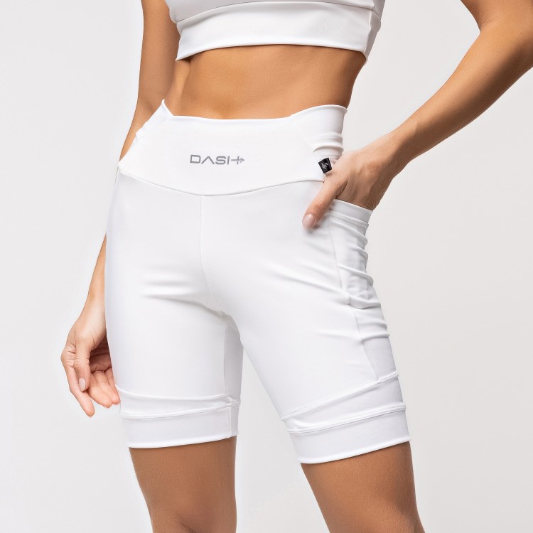 Bermuda Baixa Pace Com 6 bolsos Funcionais Branca