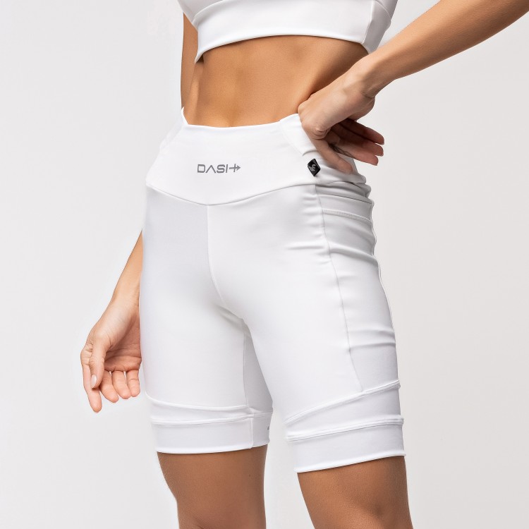 Bermuda Baixa Pace Com 6 bolsos Funcionais Branca