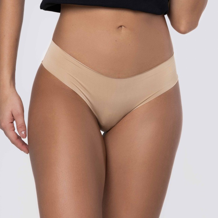 Calcinha Touch Sem Costura Chocolate