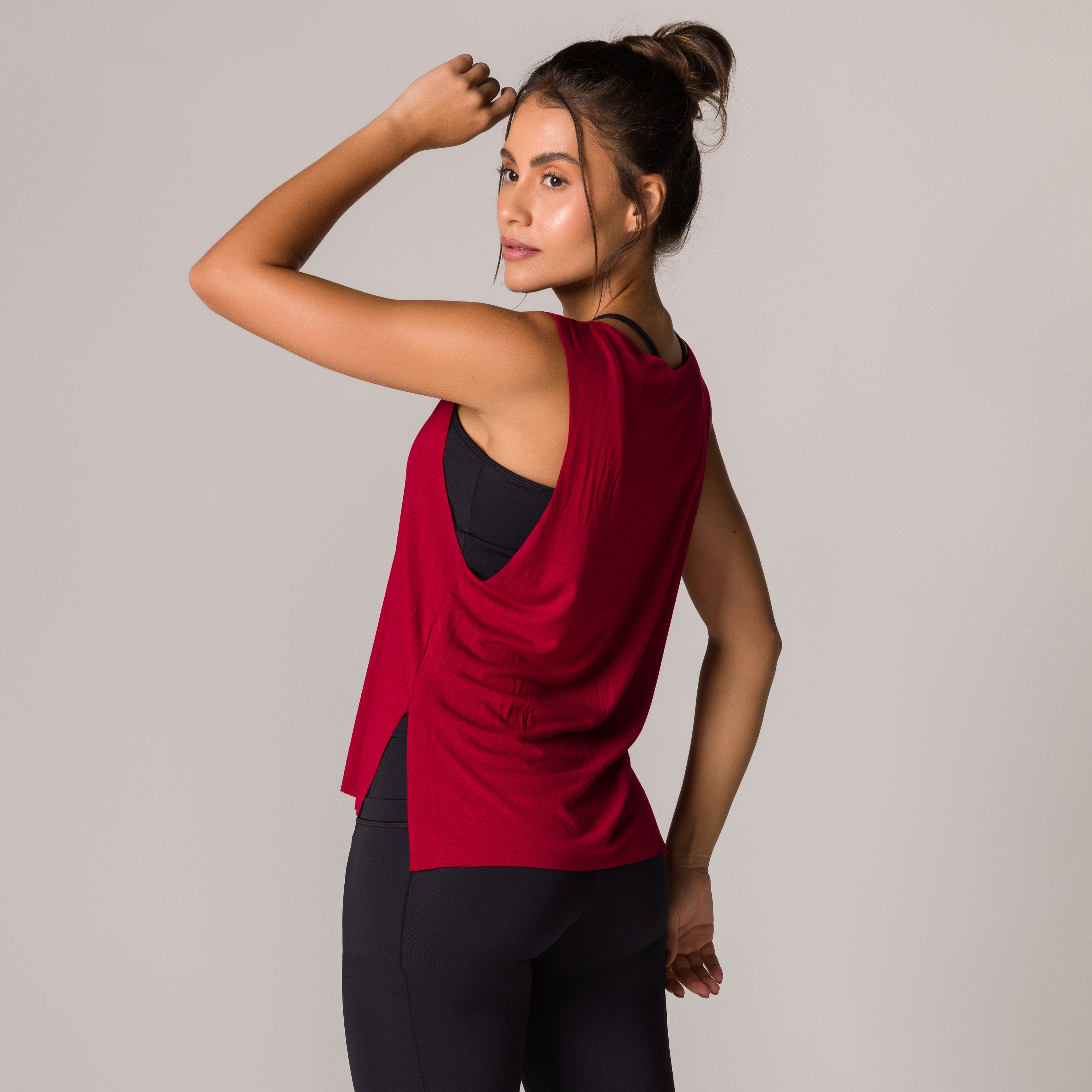 Regata Fitness Dry Vermelho Rubro Basics