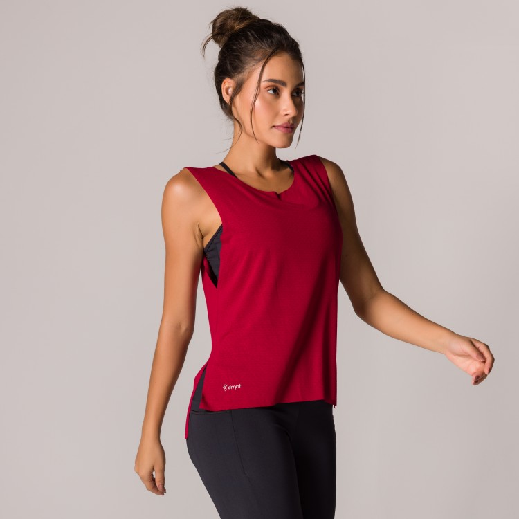 Regata Fitness Dry Vermelho Rubro Basics