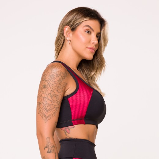 Top Fitness Zag Rubi Com Recortes