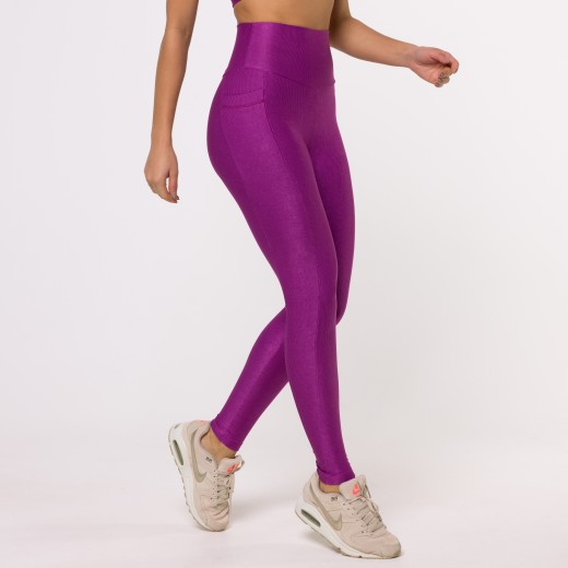 Legging Fitness Canelada Com Bolsos Laterais Tonic Flux