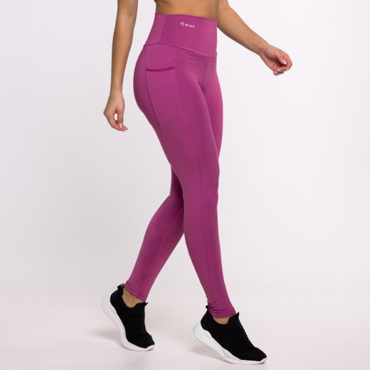 Calça Legging Basics Com Bolsos Laterais Tonic