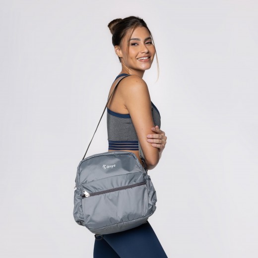 Mochila Fitness Feminina Dmfit Cinza