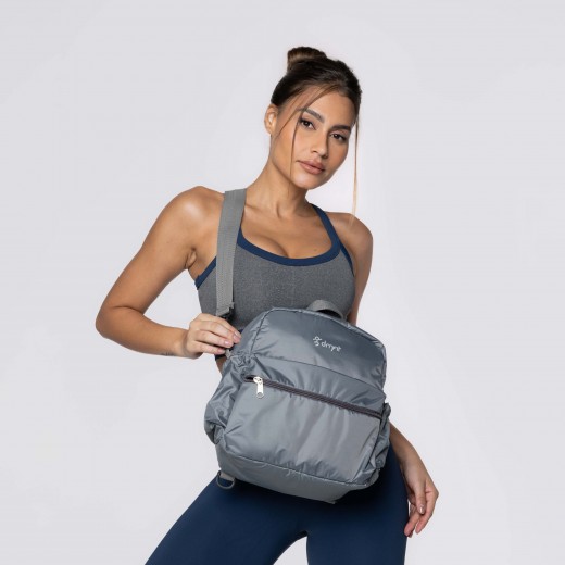 Mochila Fitness Feminina Dmfit Cinza