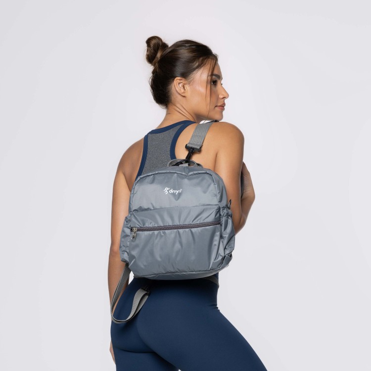 Mochila Fitness Feminina Dmfit Cinza