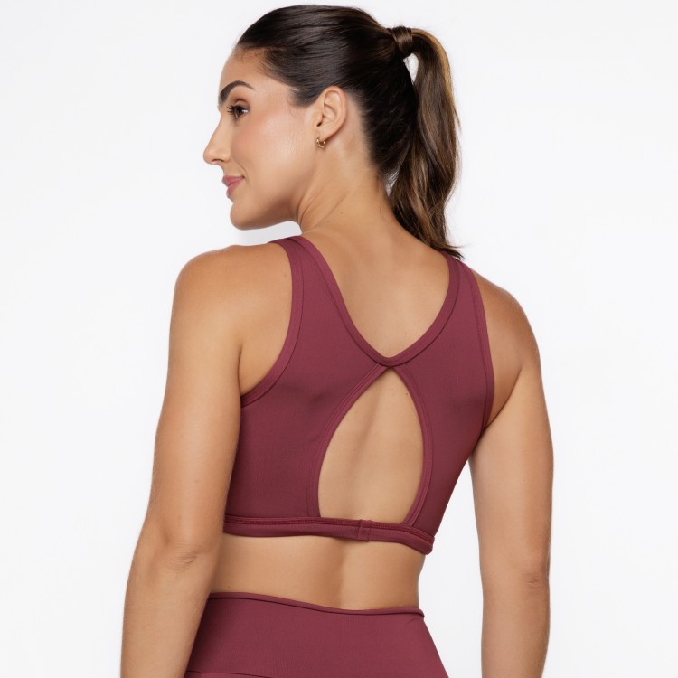 Top Fitness com Cavas Nadador Marsala