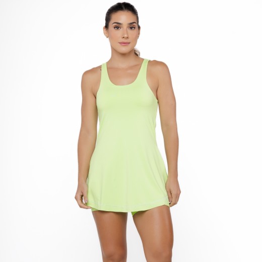Vestido Fitness com Short Interno e Proteção UV50+ Citrus