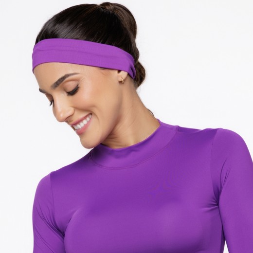 Faixa de Cabelo Roxo