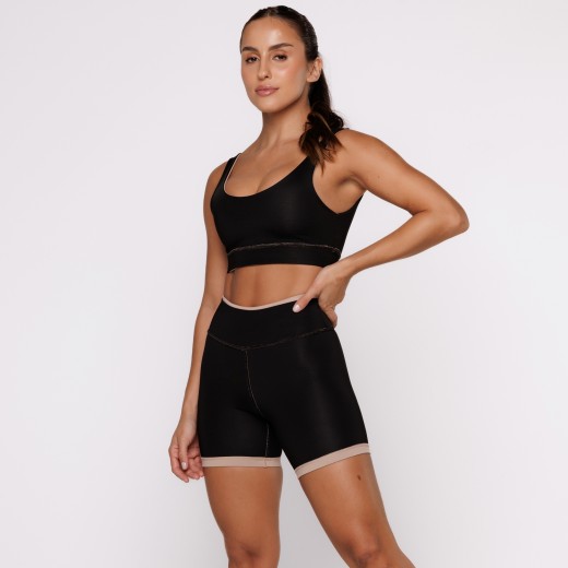 Short Fitness Reversível Canela Tenha Dois Looks em Uma Só Peça