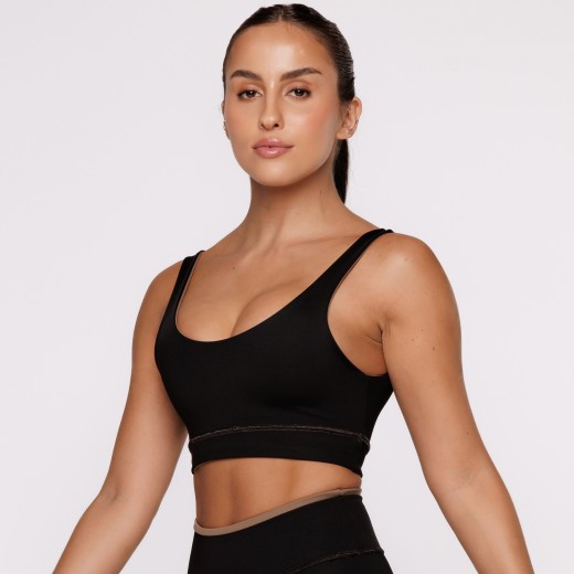 Top Fitness Reversível Castor Tenha Dois Looks em Uma Só Peça