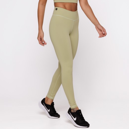 Legging Fitness Reversível Pistache Tenha Dois Looks em Uma Só Peça