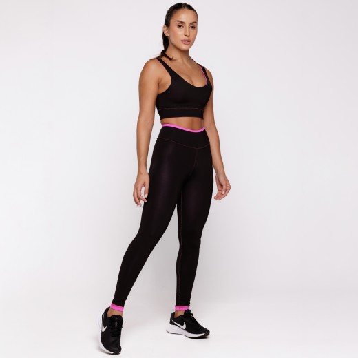 Legging Fitness Reversível Pitaia Tenha Dois Looks em Uma Só Peça