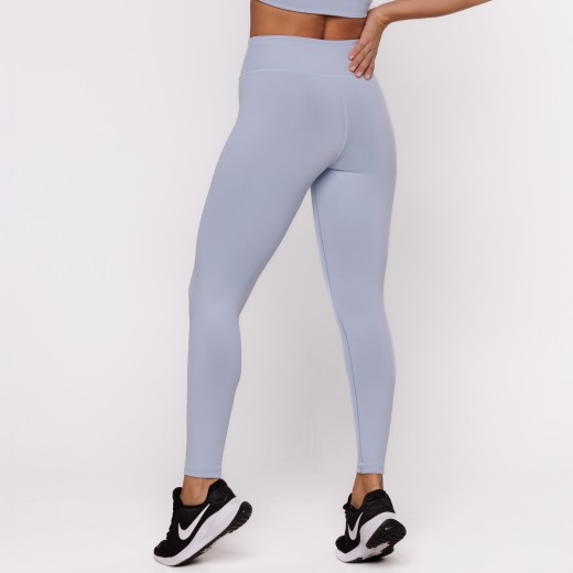 Legging Fitness Reversível Azul Tenha Dois Looks em Uma Só Peça