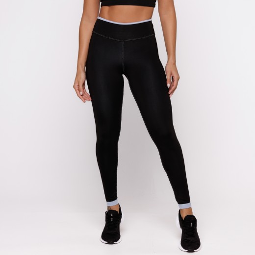 Legging Fitness Reversível Azul Tenha Dois Looks em Uma Só Peça
