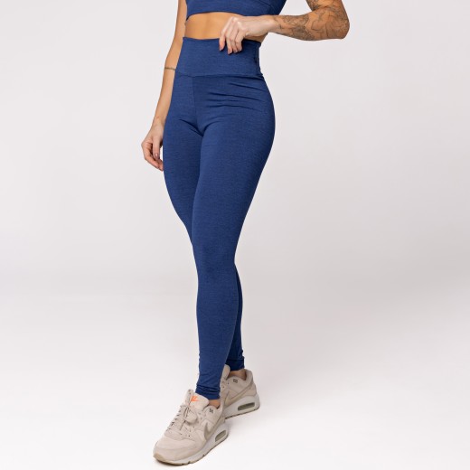 Legging Fitness Melange Azul