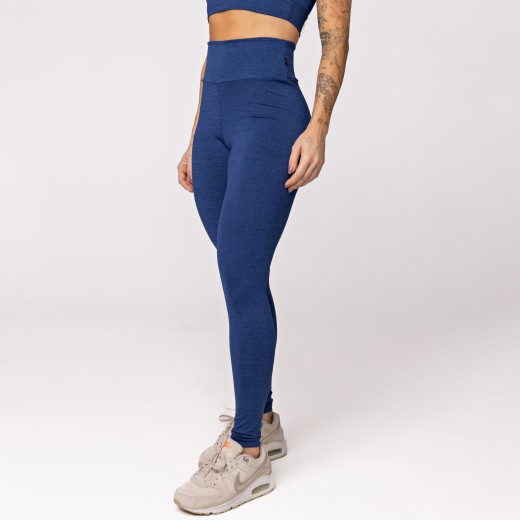 Legging Fitness Melange Azul