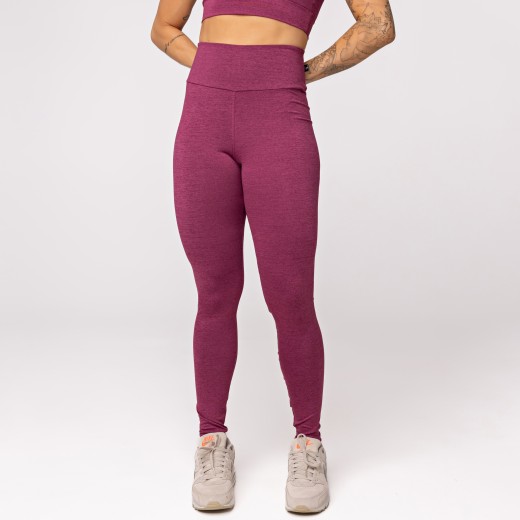 Legging Fitness Melange Vinho