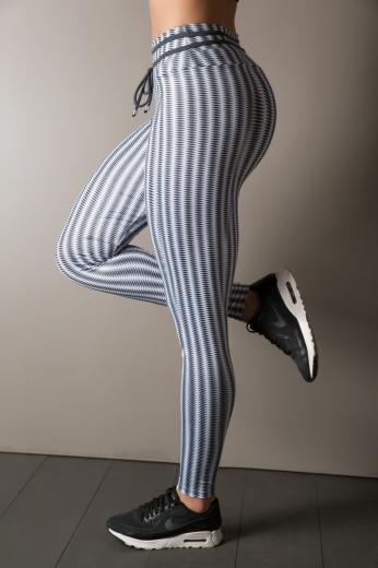 Legging Cirrê Zig Zag Grey