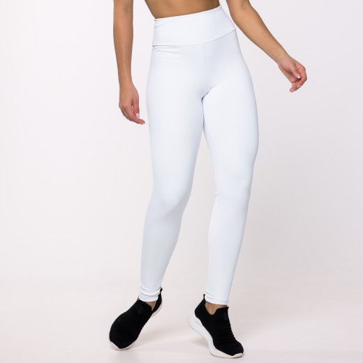 Calça Legging Básica Branca