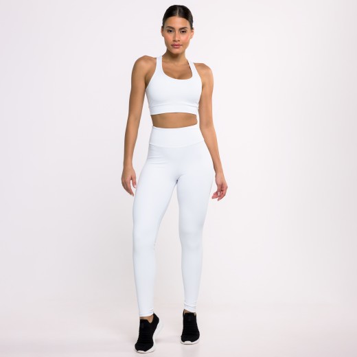 Calça Legging Básica Branca