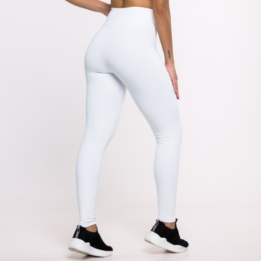 Calça Legging Básica Branca