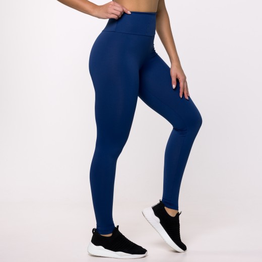 Calça Legging Básica Azul Marinho