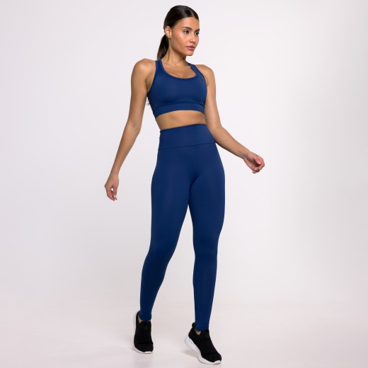 Calça Legging Básica Azul Marinho