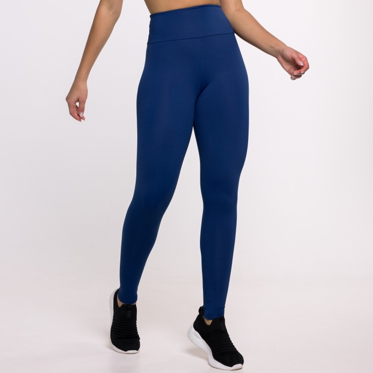 Calça Legging Básica Azul Marinho