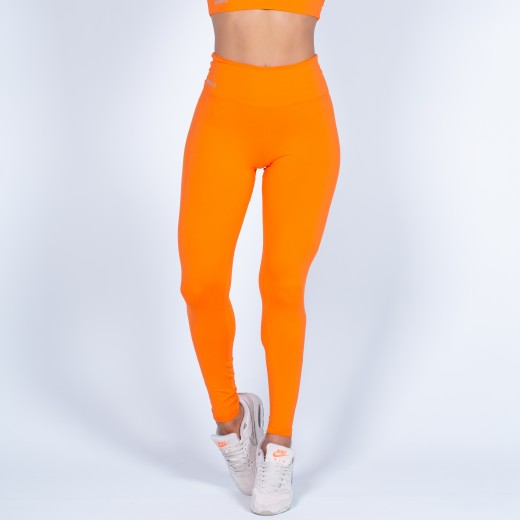 Legging Básica de Poliamida Flyer Laranja