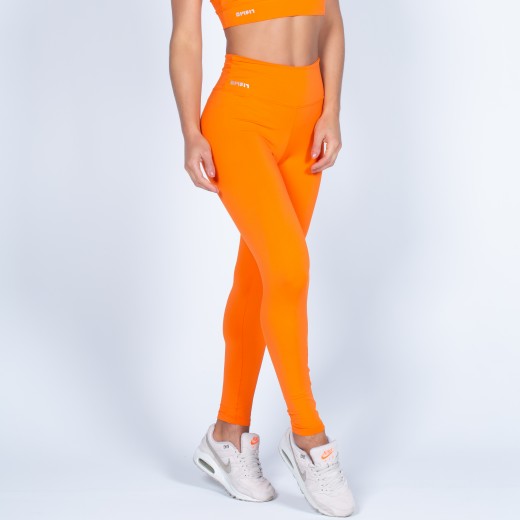 Legging Básica de Poliamida Flyer Laranja