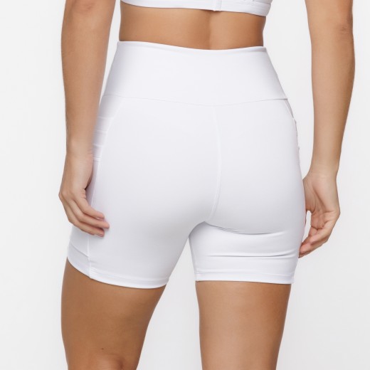 Short Com 4 Bolsos Multiuso Branco