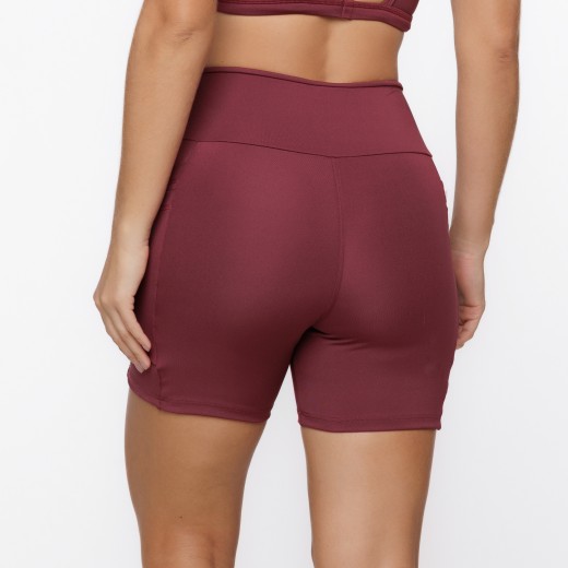 Short Com 4 Bolsos Multiuso Marsala