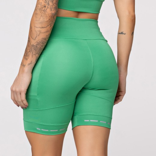 Bermuda Baixa Pace Com 6 bolsos Funcionais Verde Bandeira