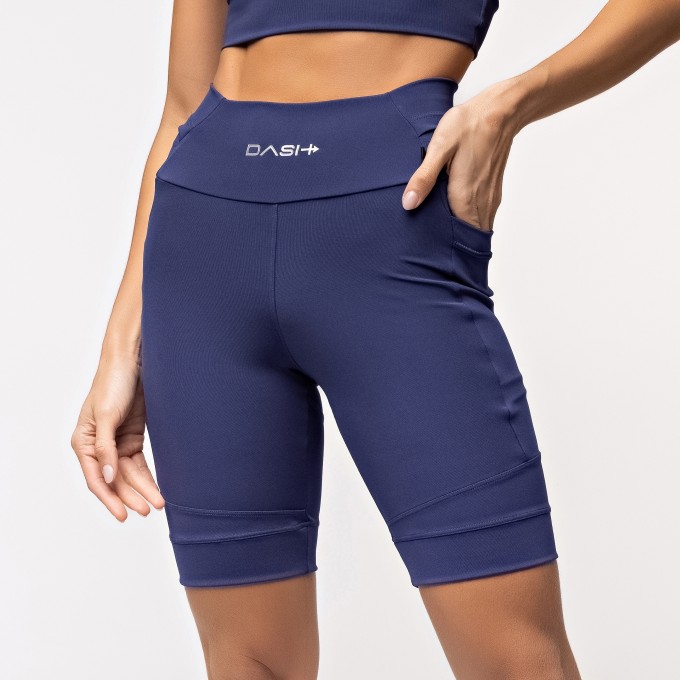 Bermuda Baixa Pace Com 6 bolsos Funcionais Azul Marinho