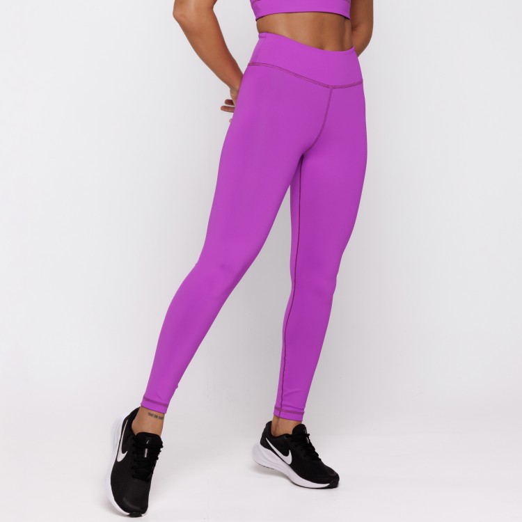 Legging Fitness Reversível Fúchsia Tenha Dois Looks em Uma Só Peça
