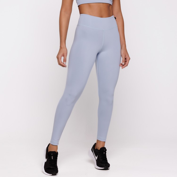Legging Fitness Reversível Azul Tenha Dois Looks em Uma Só Peça